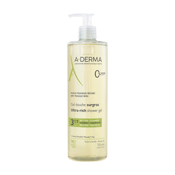 A-Derma Ultra-Rich Shower Gel 750ml – Απαλό αφρόλουτρο για ξηρό και εύθραυστο δέρμα
